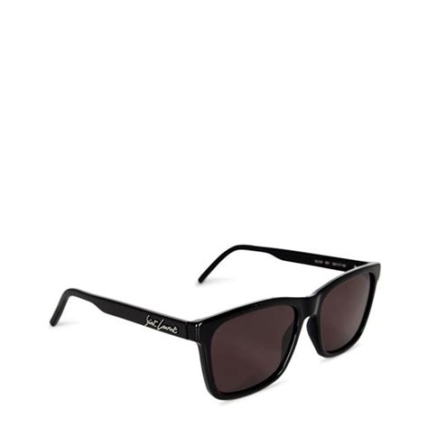 sl 318 occhiali yves saint laurent|Saint Laurent: Black SL 318 Sunglasses .